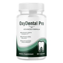 OxyDental Pro Oral Health Support Supplement Capsules Probiotics 1 Pack 60Ct