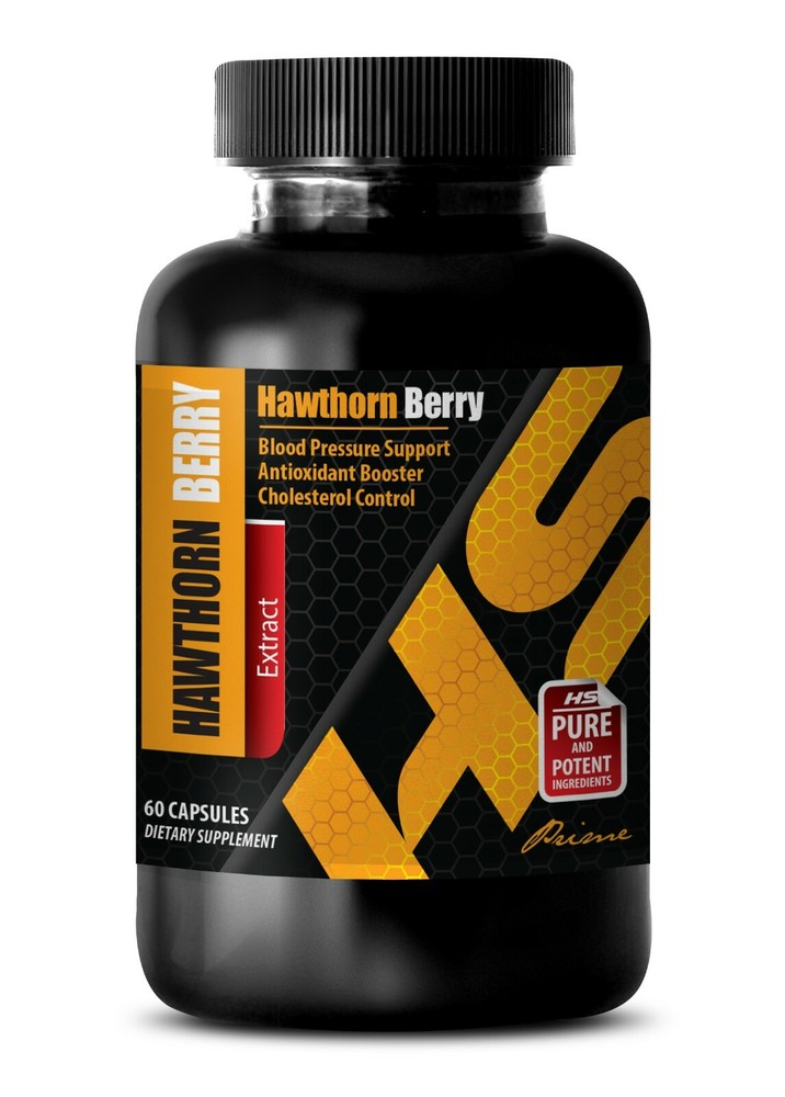 hawthorn capsules – HAWTHORN BERRIES EXTRACT 665mg – cholesterol pills -1 Bottle