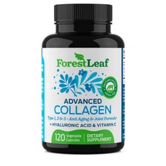 50 Forest Leaf Advanced Collagen Type 1,2,3 Vitamin C Hyaluronic Acid 100mg