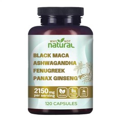 Why Not organic 4-in-1 Organic Black, Ashwagandha, Fenugreek, Ginseng