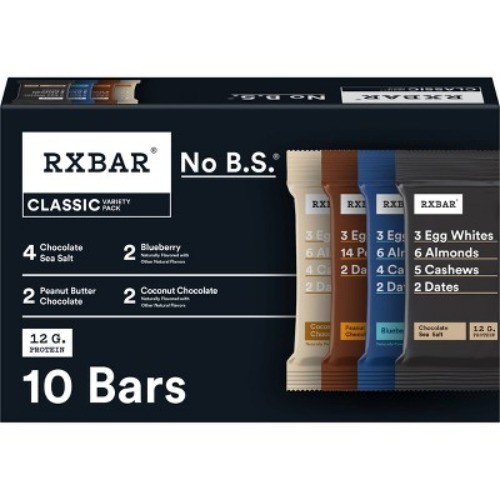 RXBAR Protein Bars Variety Pack – 18.3oz/10ct