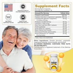 Candida Cleanser 60 Capsules – Organic Herbs – Gut Health – Detox & Vitality+