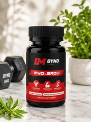 Dyno Myo_grow Muscle | 120 Capsules New | Pack of 2
