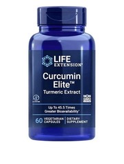Life Extension Curcumin Elite™ Turmeric Extract, 60 Vegetarian Caps. New!!