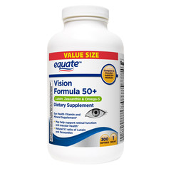 Equate Vision Formula 50+ 300ct Eye Health Compare to Ocuvite Adult 50+