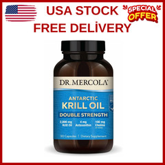 Dr. Mercola Antarctic Krill Oil Double Strength – 2,000 mg – Omega-3 Supplement