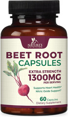 Organic Beet Root – 1300Mg per Serving – Extra Strength Organic Beetroot Powder