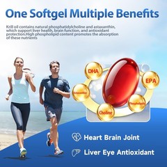 NYO3 Pure Antarctic Krill Oil Omega 3 Supplement Beyond Fish Oil with Choline…