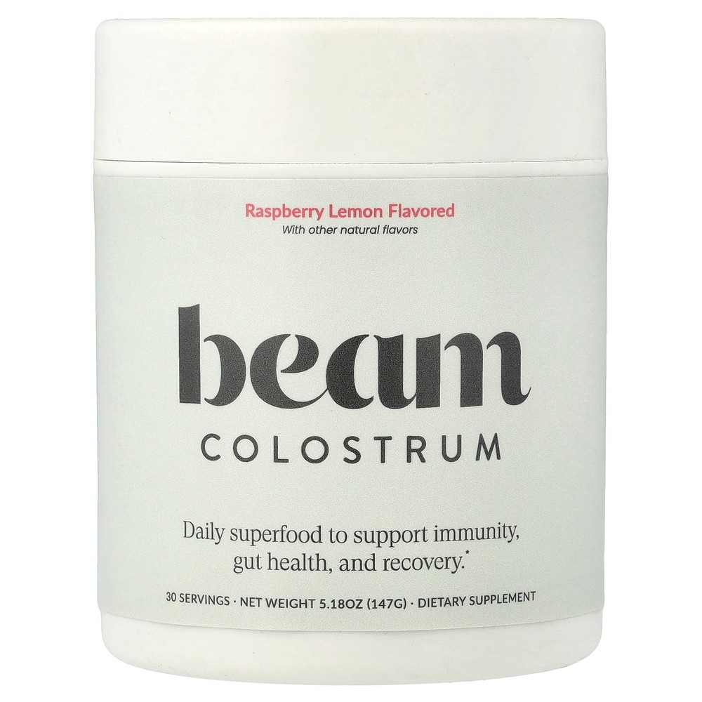 2 X Beam, Colostrum, Raspberry Lemon, 5.18 oz (147 g)