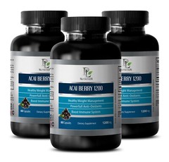 ACAI BERRY CLEANSE – Acai Berry Supplement for Digestion, Detox 3Bot