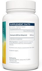 Renue By Science CoQ10 – Coenzyme Q10 as Ubiquinol CoQ10 | High Strength Lipos