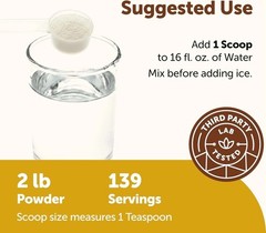 Hydrating Lemon Raspberry Electrolyte Powder – 2lbs, 139 Servings – Non-GMO