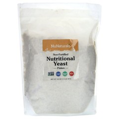 2 X NuNaturals, Non-Fortified Nutritional Yeast Flakes, 1.5 lb (681 g)