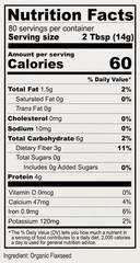 Anthony’s Organic Flaxseed Meal Set, 2-Pack, 2.5 lb Each