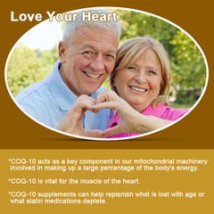 CoQ-10 CoEnzyme Q-10 200mg Support Heart Health,High Potency 120 Capsules