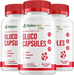 (3 Pack) Glykonex Pro Capsules – Glyko Nex Pills Advanced Formula Natural Blend