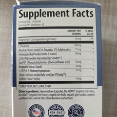 Cortisol Balance Ashwagandha Rhodiola Rest Relaxation Focus Made In The USA
