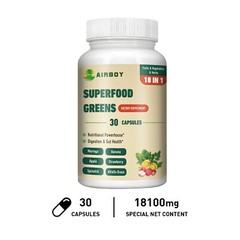 Superfood Greens – Fruits & Veggies – Boost Energy,Immune, Digestive, Gut Health