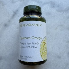 Pharmanex Optimum Omega-3 Fish Oil Supplement EPA/DHA, Sealed Bottle. EXP:2/27