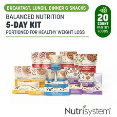 Nutrisystem Kickstart Balanced Nutrition 5-Day Protein Weight Loss Kit, 20 pack,