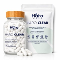 HARO Clear Eye Vitamins with Lutein & Zeaxanthin, Daily Eye Health Supplement…
