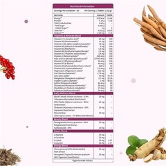 True MultiVitamin Supplement With Minerals, Vitamin C B D , Iron & Zinc v741