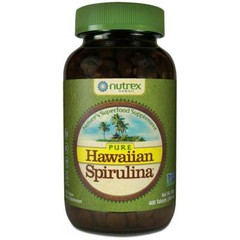 Pure Hawaiian Spirulina Nature Superfood Supplements Nutrex (500mg) 400 Tablets