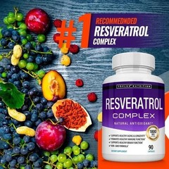 3PCS Resveratrol Supplement 1800mg Natural Antioxidant Premium