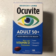 Bausch & Lomb Ocuvite Adult 50+ with Vitamin D, 90 Mini Soft Gels EXP: 10/2027