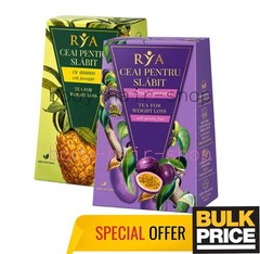 Rya Vita Passion Fruit Pineapple Herbal Tea Blend Natural Wellness Support 2 box