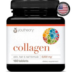 Luxury Collagen Supplement with Vitamin C – 6,000 mg for Hair & Joint Health …