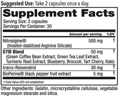 BloodFlow-7 Nitric Oxide Supplement with Nitrosigine