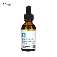 California Gold Nutrition Alcohol Free Folinic Acid 1 FL OZ 30 ML Liquid