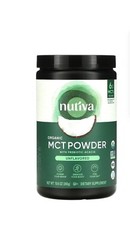 Polvo MCT con fibra de acacia prebiótica, sin sabor, 10.6 oz. Exp:04/2025