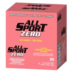 All-Sport Zero – Sports Drink Sticks – 50 Count Strawberry Banana