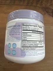 Wondercow Colostrum Powder Elderberry, 5.15oz 60 Servings Exp 10/2026