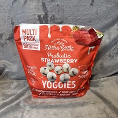 Nature’s Garden, Probiotic Strawberry Yoggies, 0.7 oz, 30-count