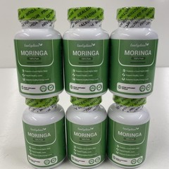 LOT x6 MORINGA 60 Capsules for Immune Support & Gut Health * EXP 2/27 *