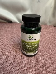 Swanson Full Spectrum Spearmint Leaf Capsules 400mg 60 Count