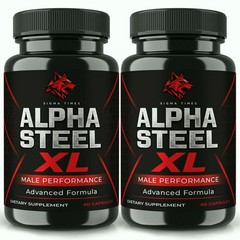 Alpha Steel XL Men’s Daily Wellness Formula 60 Capsules Pack of 2