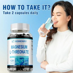 Magnesium L-Threonate 2000mg – Brain & Nervous System Health, Memory and Focus