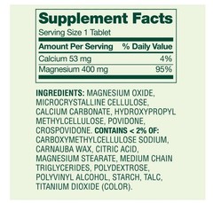 Spring Valley Extra Strength Magnesium Dietary Supplement 400 Mg 250 Count