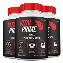 Vital Prime Capsules, Pills For Men, Male Health Max Strength (3 Pack)