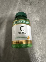 NATURE’S BOUNTY Vitamin C 1000mg 100 Caplets Factory Sealed EXP 07/28