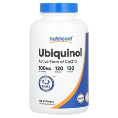 2 X Nutricost, Ubiquinol, 100 mg, 120 Softgels