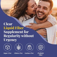Medtrition HyFiber Daily Liquid Fiber for Regularity and Soft Stools, 12 Grams