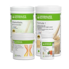 HERBALIFE COMBO SET (SHAKEMATE, VANILLA, PROTEIN 200GM, AFRESH) BEST PRICE