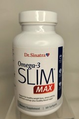 Dr. Sinatra’s Omega-3 Slim MAX Healthy Weight Loss, Heart Health, Exp. 12/26