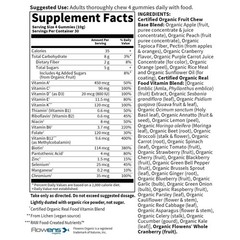 11/26 Garden of Life Organics Men 40+ Gummy Vitamins – Berry – Certified Organic