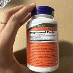 Now Supplements NOW1386 500 mg Bromelain Capsules 120 Pcs